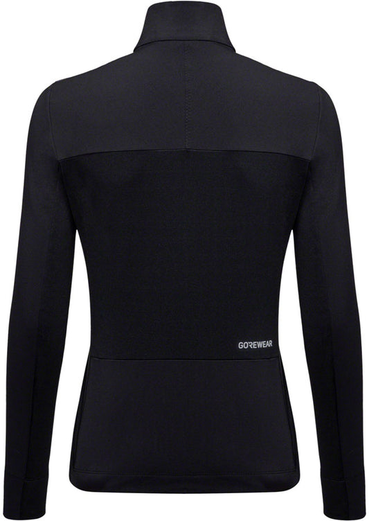 Gorewear Trail KPR Hybrid 1/2-Zip Jersey - Black Women's Small