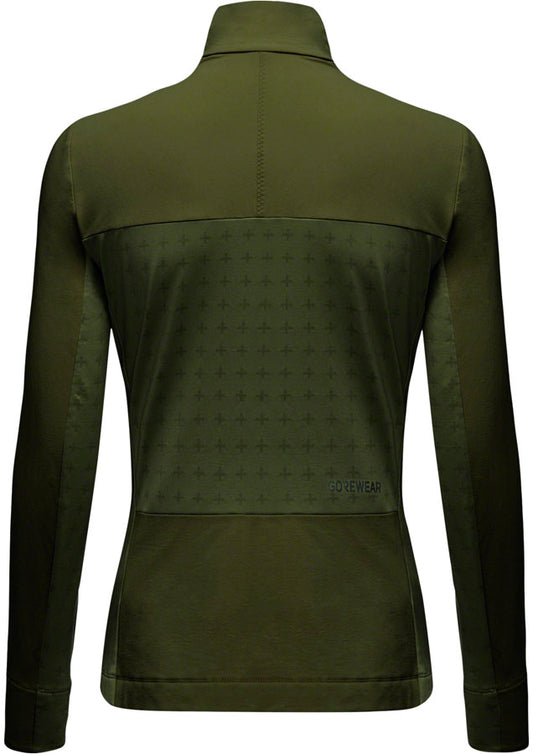 Gorewear Trail KPR Hybrid 1/2-Zip Jersey - Utility Green Women's Large