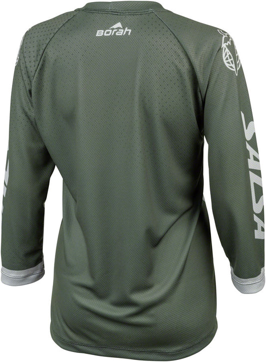 Salsa Women's Fleet 3/4 MTB Jersey - X-Large Green White