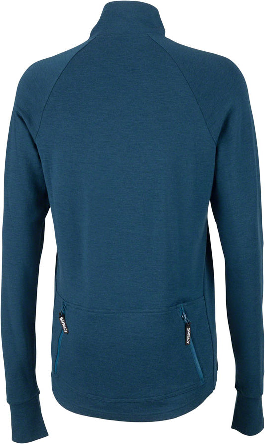 Surly Merino Wool Jersey - Navy Long Sleeve Men's 2X-Large