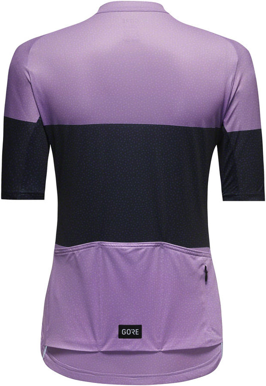 Gorewear Spirit Stripes Jersey - Purple/Orbit Blue Women's Medium 8/10