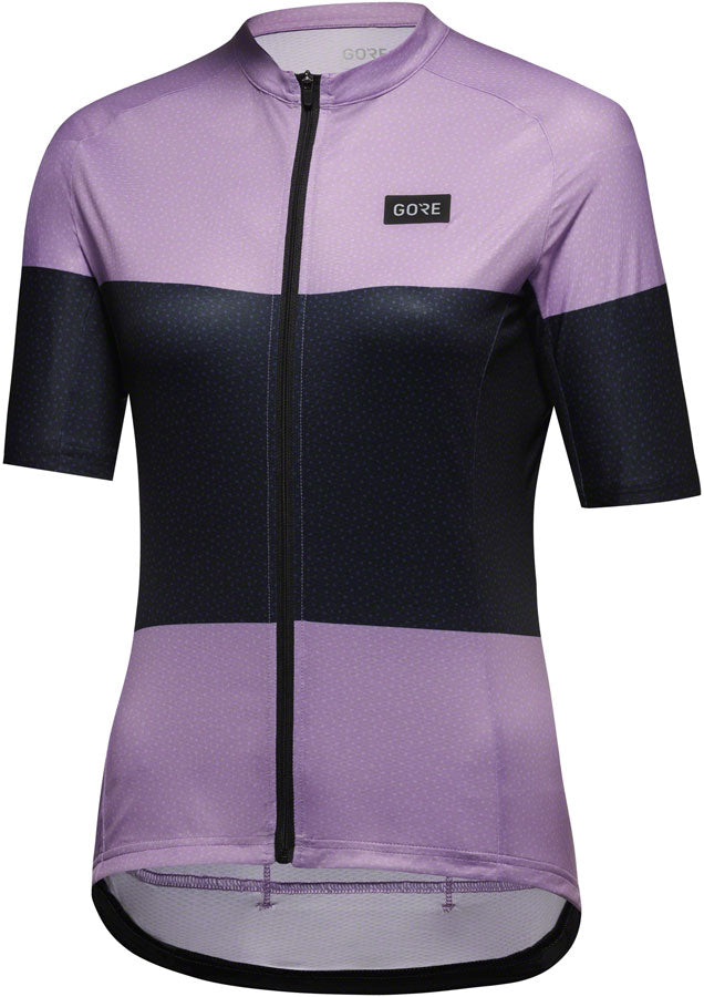 Gorewear Spirit Stripes Jersey - Purple/Orbit Blue Women's Medium 8/10