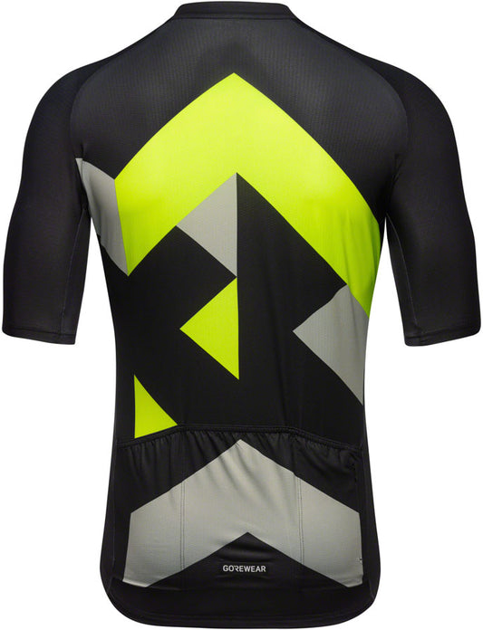 Gorewear Spirit Signal Jersey - Black/Yellow Men's Medium