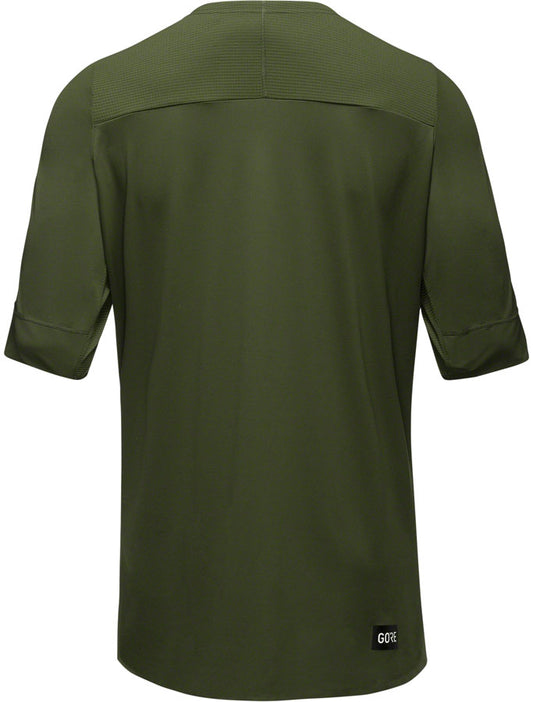 Gorewear Trail KPR Tech Jersey - Utility Green Men's Large