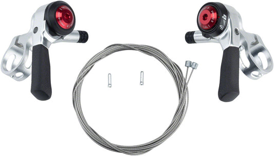 microSHIFT Thumb Shifter Set 8-Speed Double/Triple Shimano Compatible