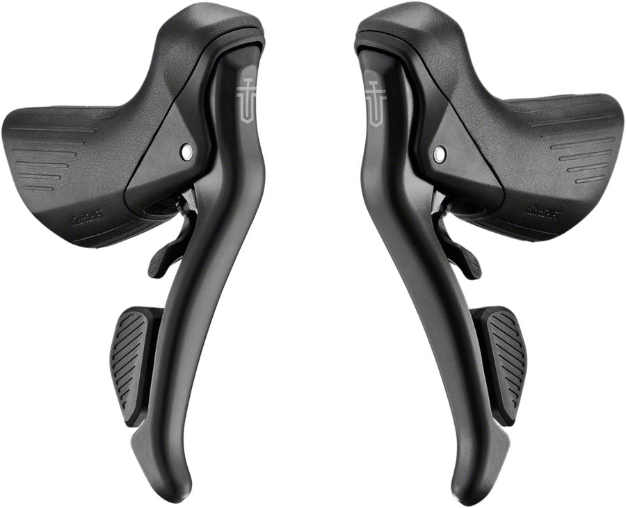 microSHIFT Sword Black Drop Bar Shifter/Brake Lever Set - 2 x 9-Speed Black
