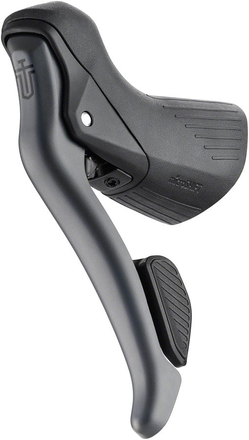 microSHIFT Sword Left Drop Bar Brake Lever Intergrated Dropper Remote - Gray Version B
