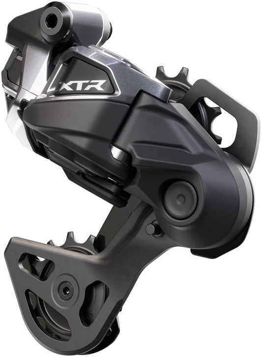 Shimano XTR RD-M9250-GS Di2 Wireless Rear Derailleur - 12-Speed Medium Cage Shadow ES BLK/Gray