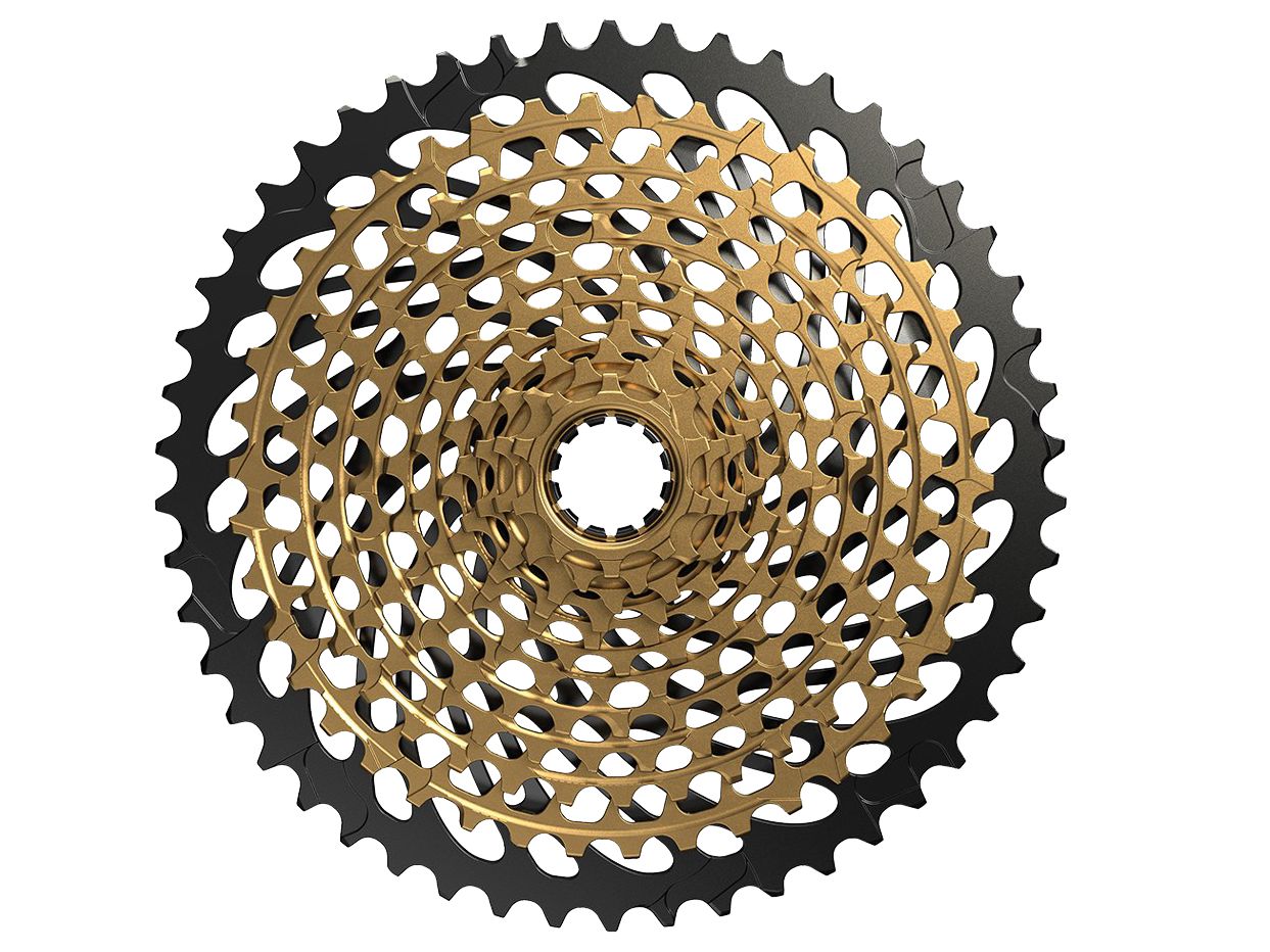SRAM XX1 Eagle XG-1299 Cassette - 12 Speed 10-50t Gold/BLK For XD Driver Body