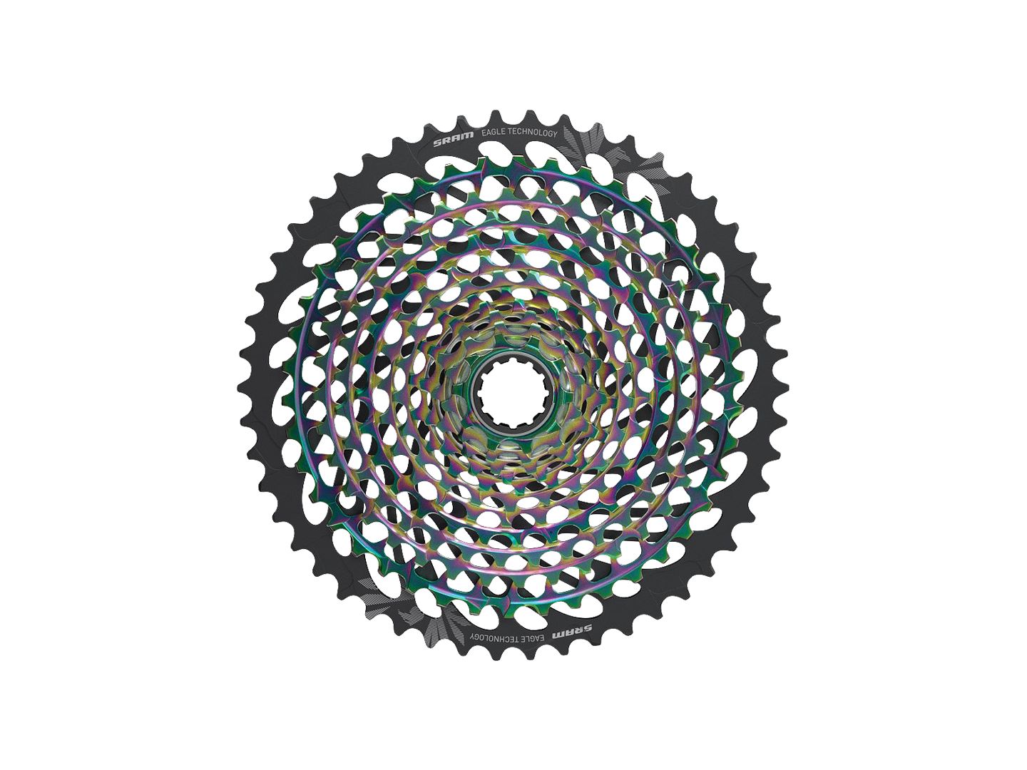 SRAM XX1 Eagle AXS XG-1299 Cassette - 12-Speed 10-50t Rainbow For XD Driver Body