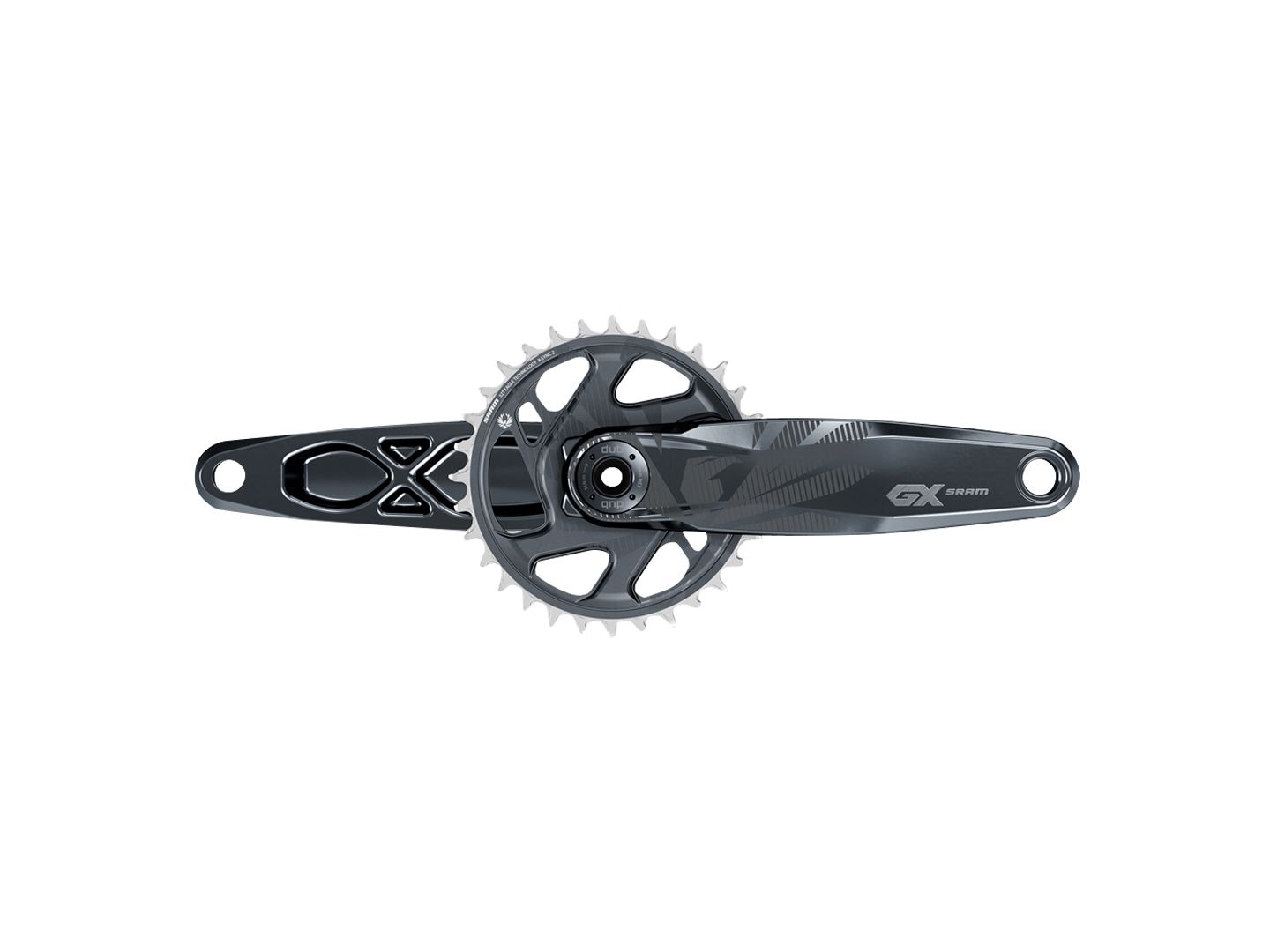SRAM GX Eagle Boost Crankset - 170mm 12-Speed 32t Direct Mount DUB Spindle Interface Lunar 55mm Chainline