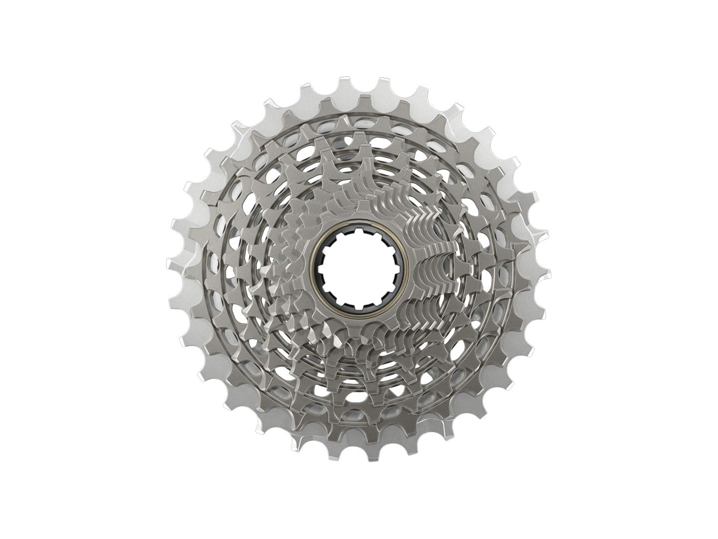 SRAM RED XG-1290 Cassette - 12-Speed 10-30t For XDR Driver Body Silver E1