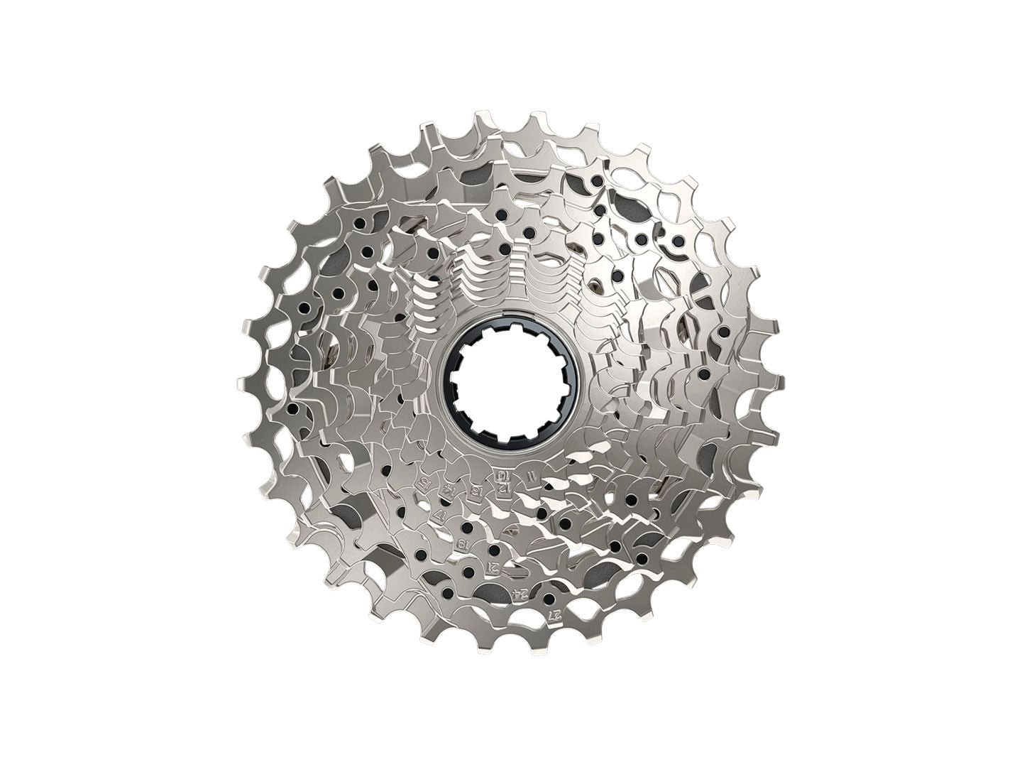 SRAM Rival AXS XG-1250 Cassette - 12-Speed 10-30t Silver For XDR Driver Body D1