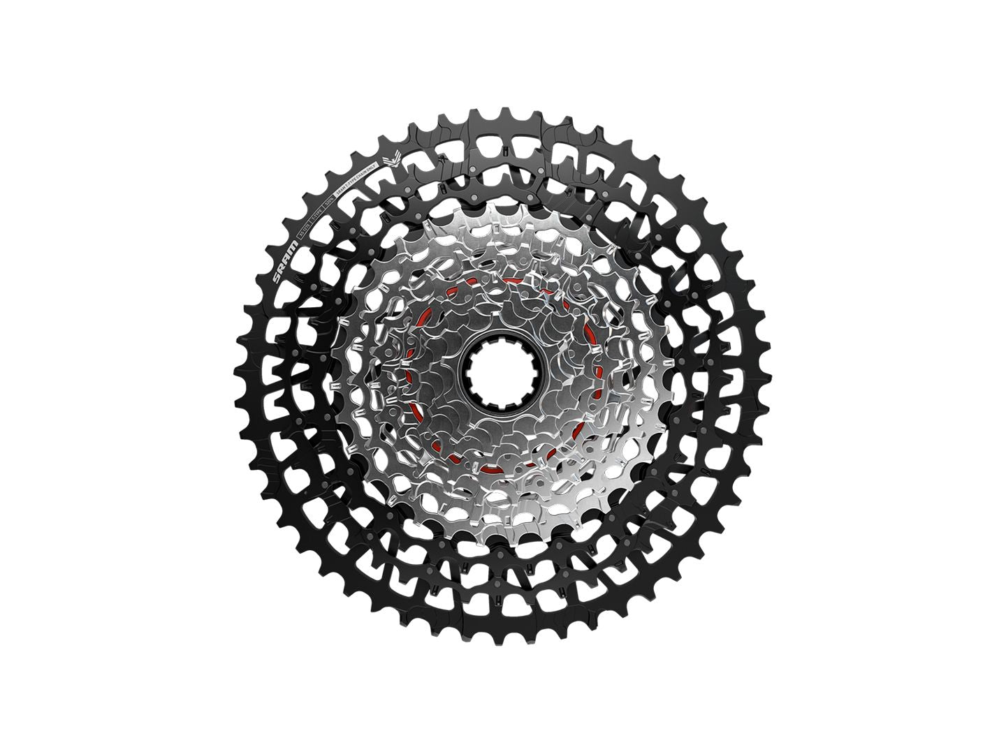 SRAM GX Eagle T-Type XS-1275 Cassette - 12-Speed 10-52t For XD Driver BLK/Silver