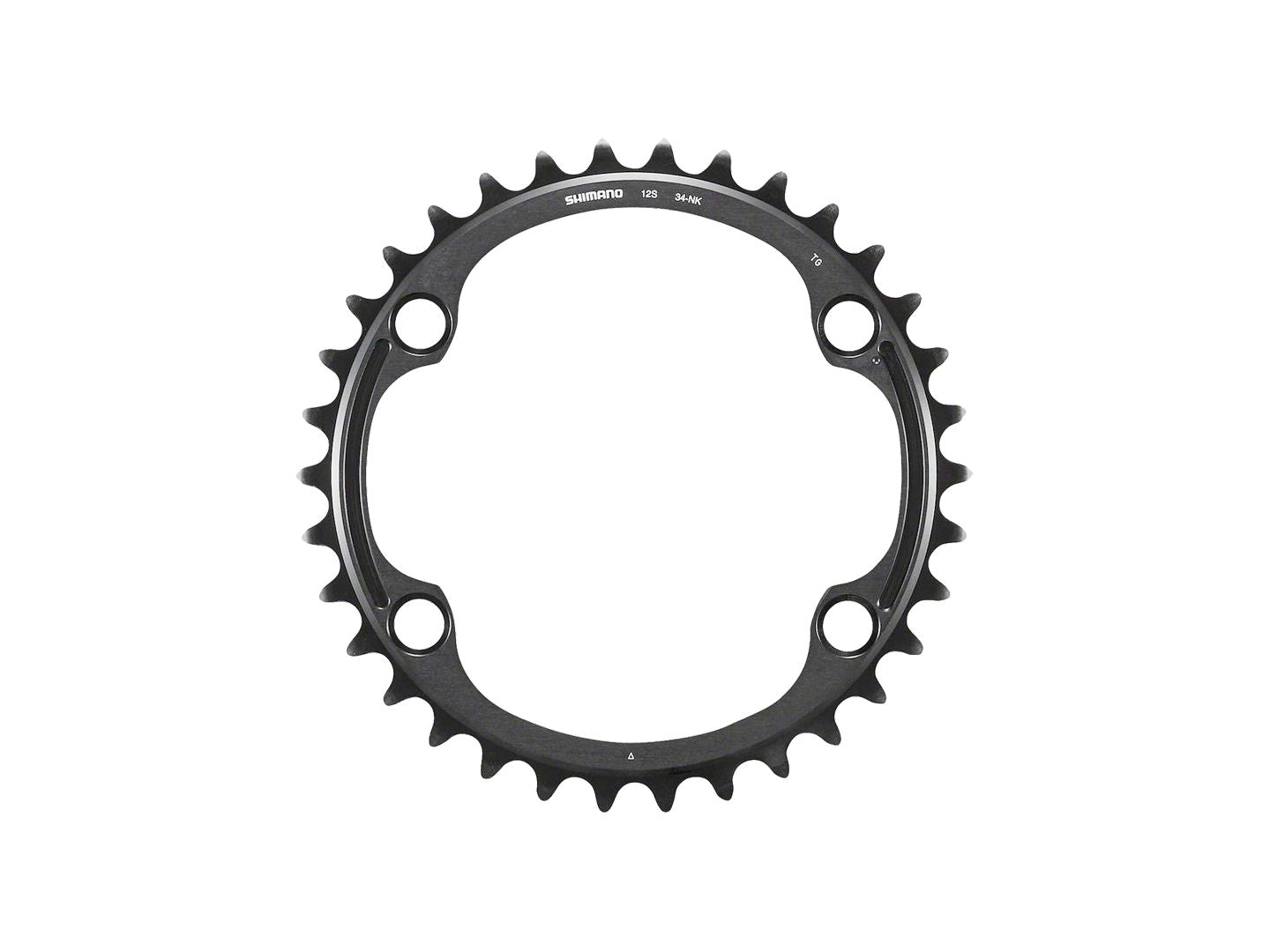 Shimano Dura-Ace FC-R9200 12-Speed Chainring - 36t Asymmetric 110 BCD BLK NH