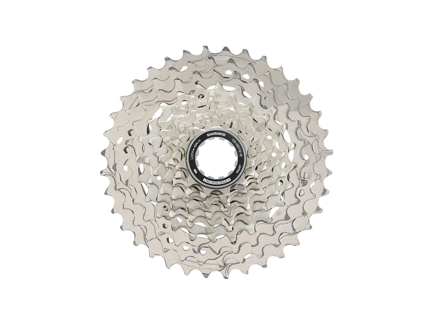 Shimano 105 CS-HG710-12 Cassette - 12-Speed 11-36t HG L2 Silver