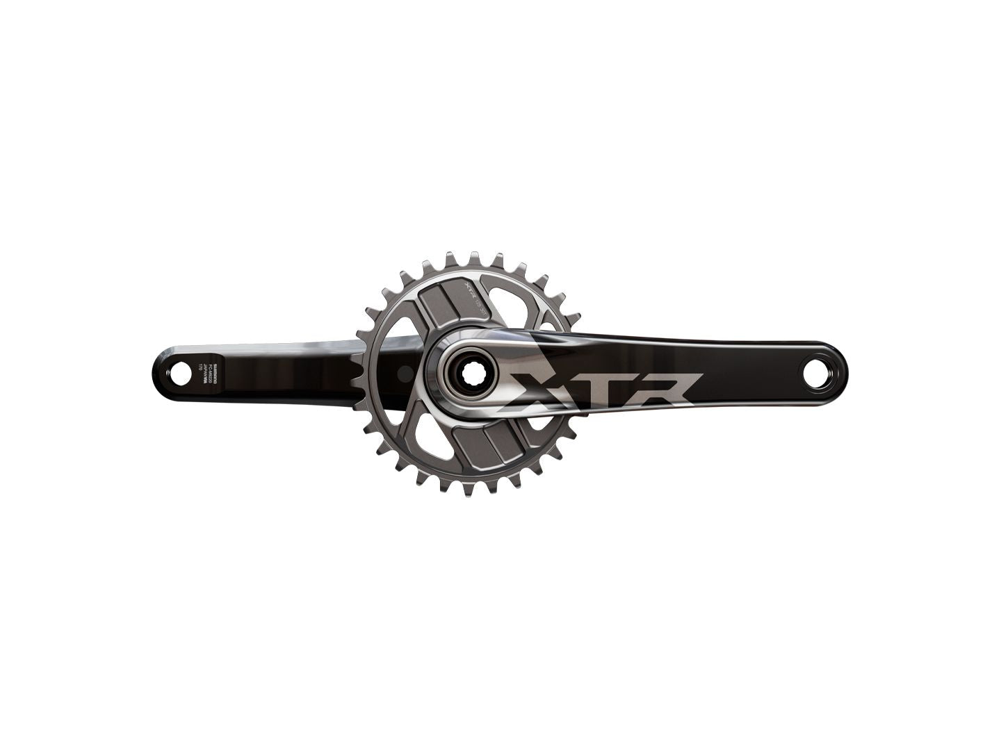 Shimano XTR FC-9200 XC Crankset - 170mm 12-Speed 1x Direct Mount Hollowtech II Hollow-Forged Crankarms BLK/Silver