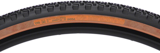 WTB Raddler Tire - 700 x 40 TCS Tubeless Folding Tan Light Fast Rolling SG2
