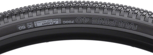 WTB Vulpine Tire - 700 x 40 TCS Tubeless Folding BLK Light/Fast Rolling Dual DNA SG