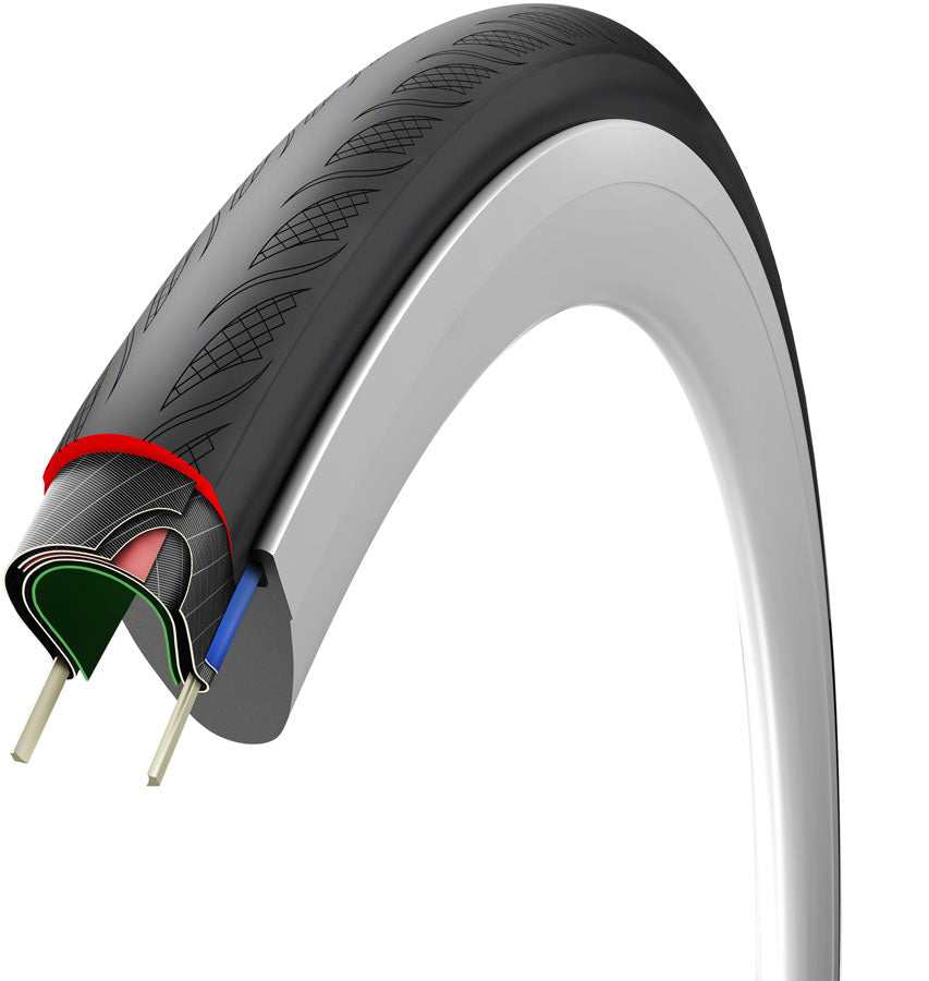 Vittoria Rubino V Tire - 700 x 34 Tubeless Folding BLK 1C Graphene + Silica G2.0
