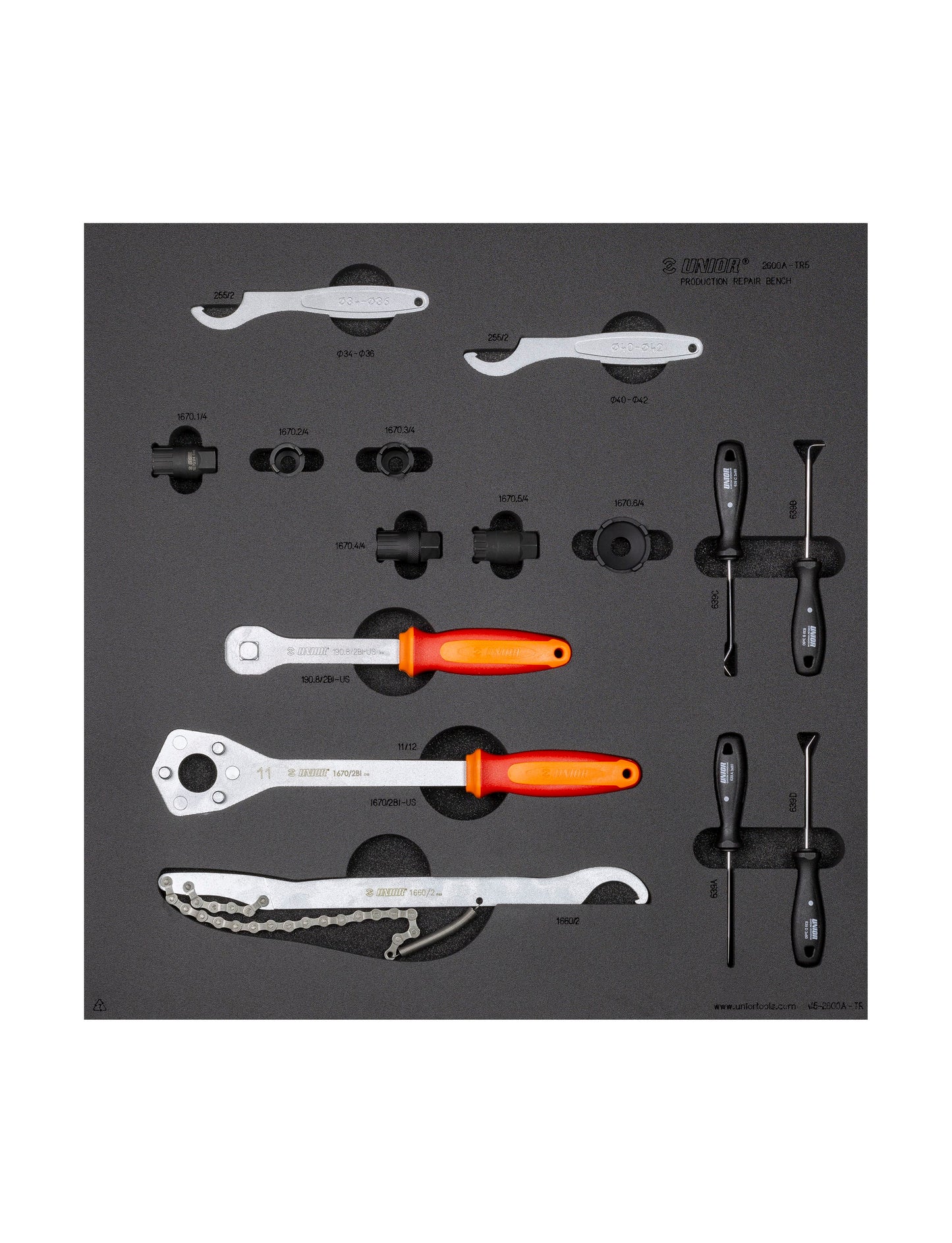 Unior Production Bench Drawer 5 V3 Black Tool