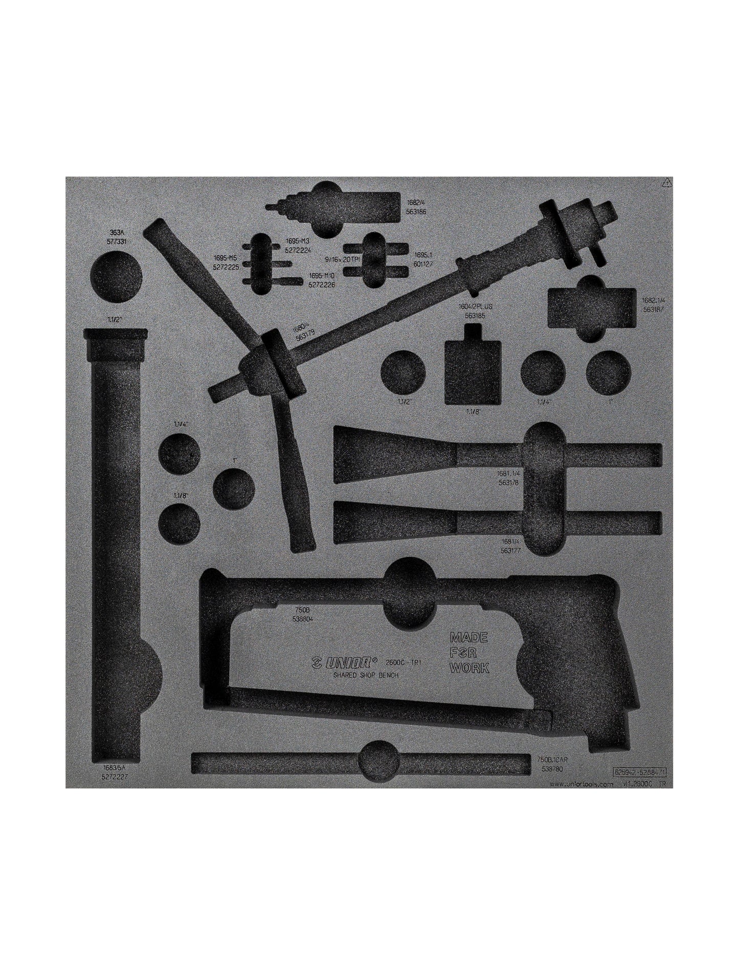 Unior Drawer Foam Insert Shared 1 Tool