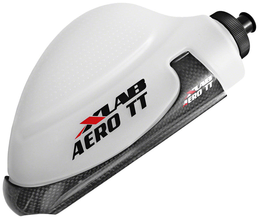 XLAB Aero TT Water Bottle Cage System - Clear Bottle Gloss Black Cage