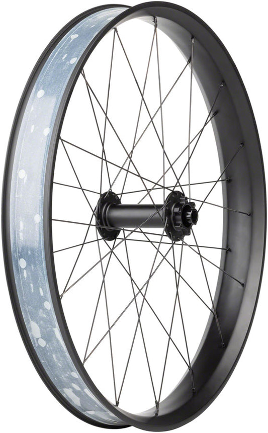 Quality Wheels Alex CF-1 Carbon Bear Pawl Front Wheel - 26" Fat 15 x 150mm 6-Bolt BLK 32H