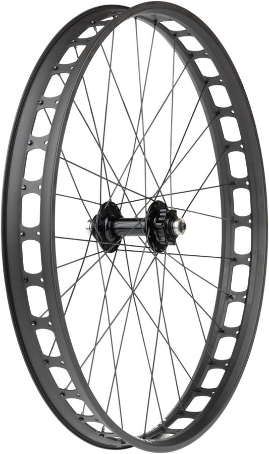 Quality Wheels Blizzerk Front Wheel - 26" QR x 135mm Pugsley 6-Bolt BLK 32H