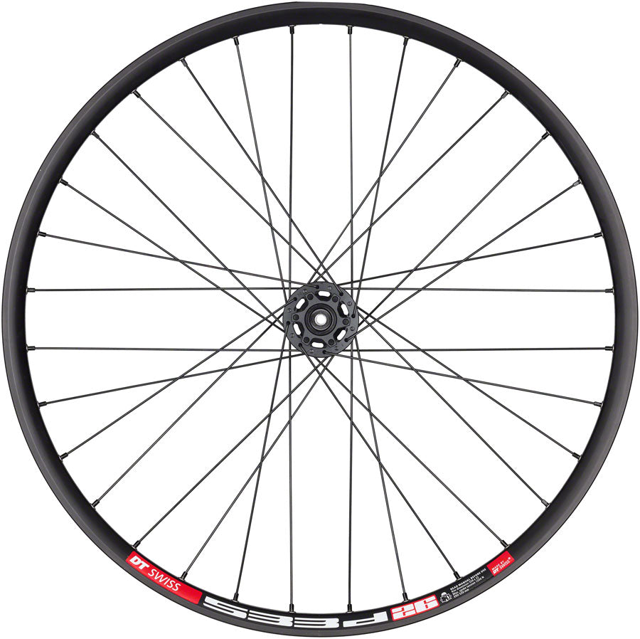 Quality Wheels Bear Pawls / DT Swiss E593 Rear Wheel - 26" 10 x 135mm Bolt-On 6-Bolt 13T Single-Speed BLK 32H