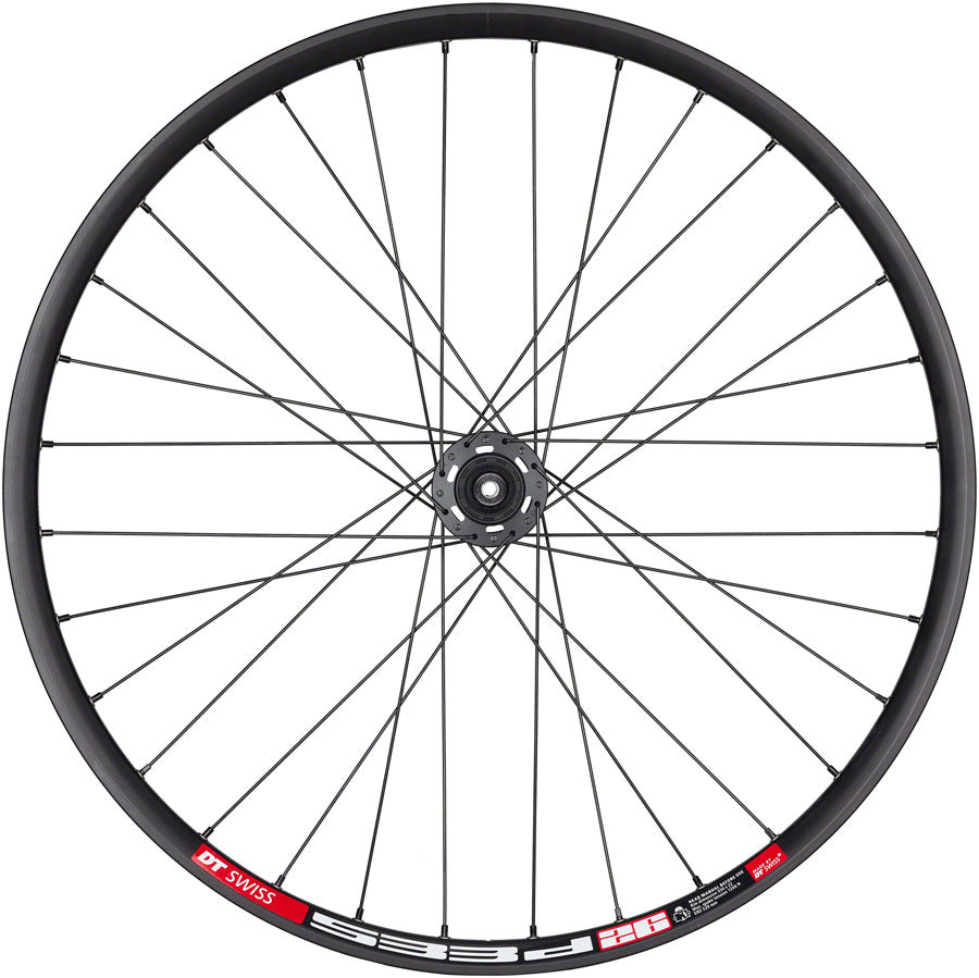 Quality Wheels Bear Pawls / DT Swiss E593 Rear Wheel - 26" 10 x 135mm Bolt-On 6-Bolt 13T Single-Speed BLK 32H