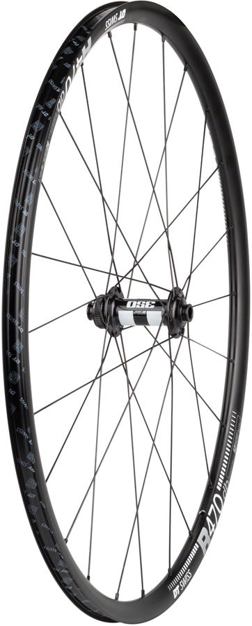 Quality Wheels DT 350/DT R470db Front Wheel - 700 12 x 100mm Center-Lock BLK 24H