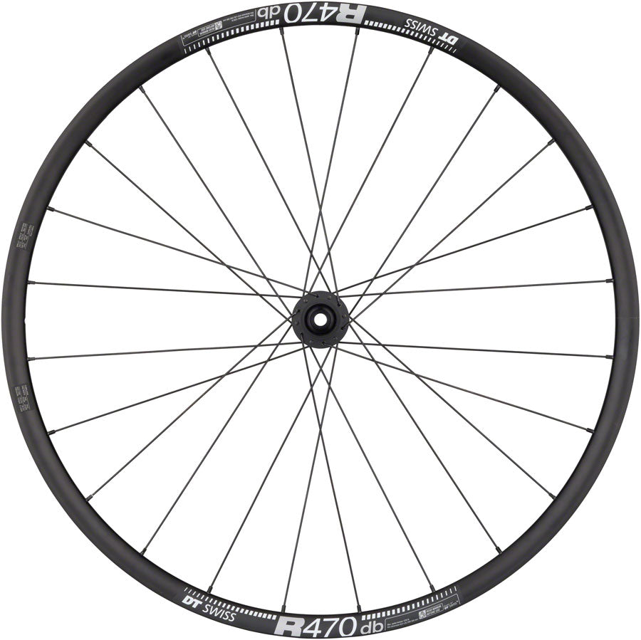 Quality Wheels DT 350/DT R470db Rear Wheel - 700 12 x 142mm Center-Lock HG 11 MTN Road BLK 24H