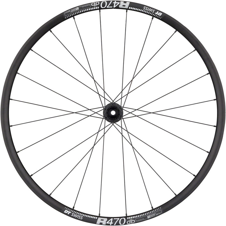 Quality Wheels DT 350/DT R470db Rear Wheel - 700 12 x 142mm Center-Lock HG 11 MTN Road BLK 24H