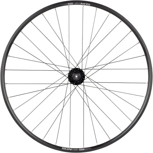Quality Wheels Value Double Wall Series Disc Front Wheel - 27.5" QR x 100mm 6-Bolt/Rim BLK 32H