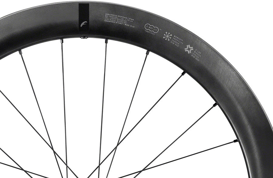 Fulcrum WIND 57 Rear Wheel - 700 12 x 142mm Center-Lock Black HG11