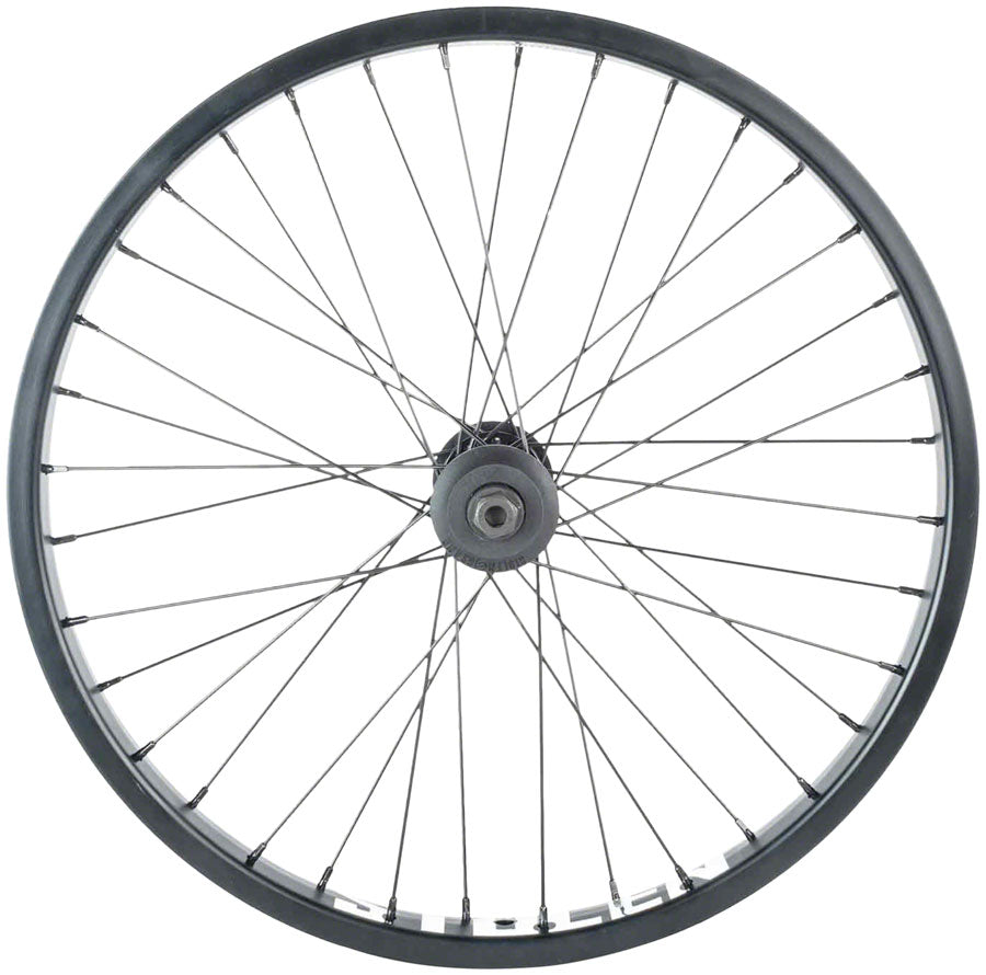 Stolen Rampage Pro Front Wheel - 20" 3/8" x 100mm Rim Brake Black
