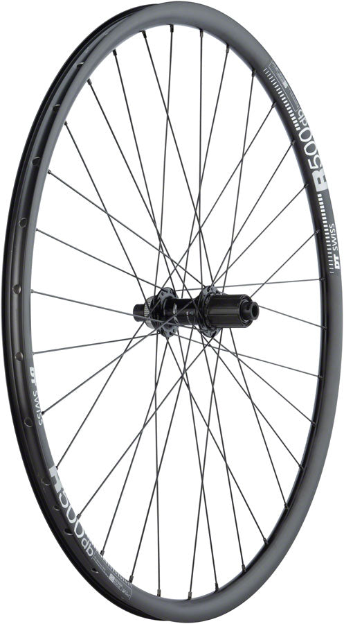 Quality Wheels 105/DT R500 Disc Rear Wheel - 700 12 x 142mm Center-Lock HG 11 MTN BLK 32H