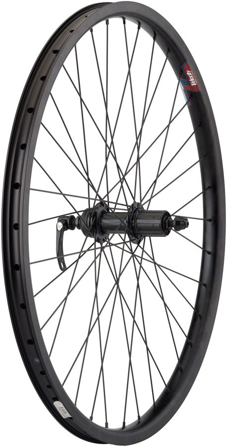 Quality Wheels Value HD Series Rear Wheel - 26" QR x 135mm Center-Lock Disc / Rim Brake HG 10 BLK 36H