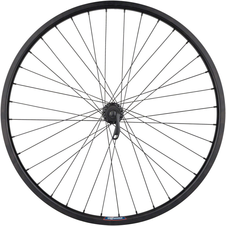 Quality Wheels Value HD Series Rear Wheel - 26" QR x 135mm Center-Lock Disc / Rim Brake HG 10 BLK 36H