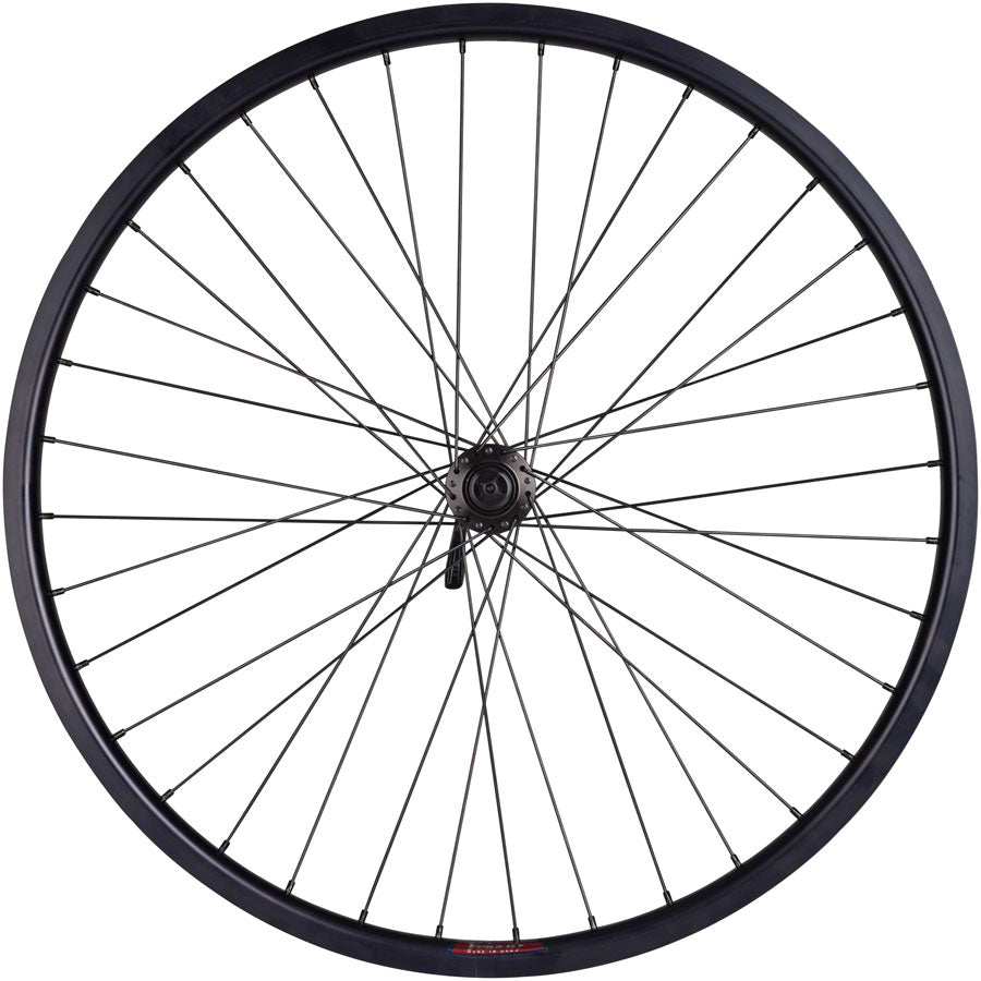 Quality Wheels Value HD Series Disc Front Wheel - 26" QR x 100mm Center-Lock BLK 36H
