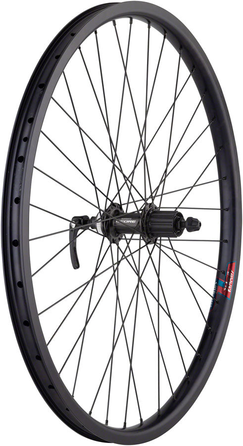 Quality Wheels Value HD Series Disc Rear Wheel - 26" QR x 135mm Center-Lock HG 10 BLK 32H