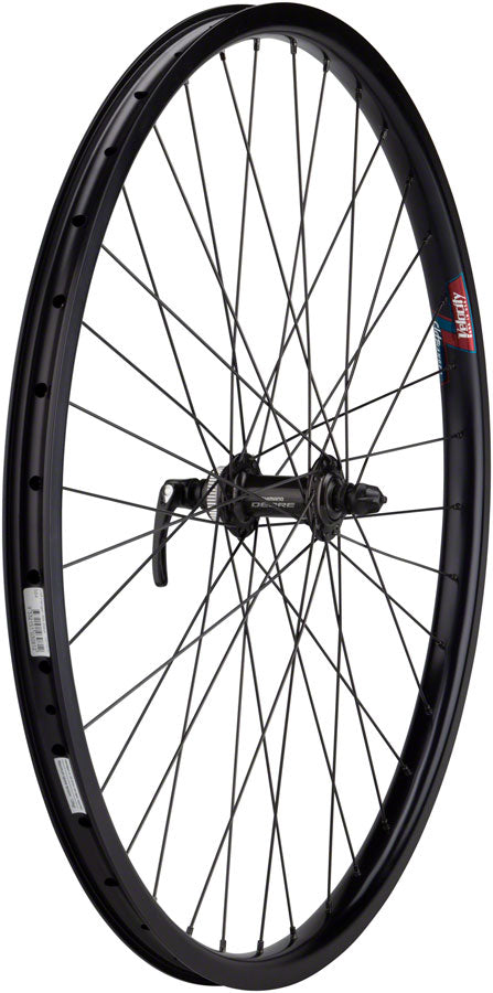 Quality Wheels Value HD Series Disc Front Wheel - 650b QR x 100mm Center-Lock BLK 36H