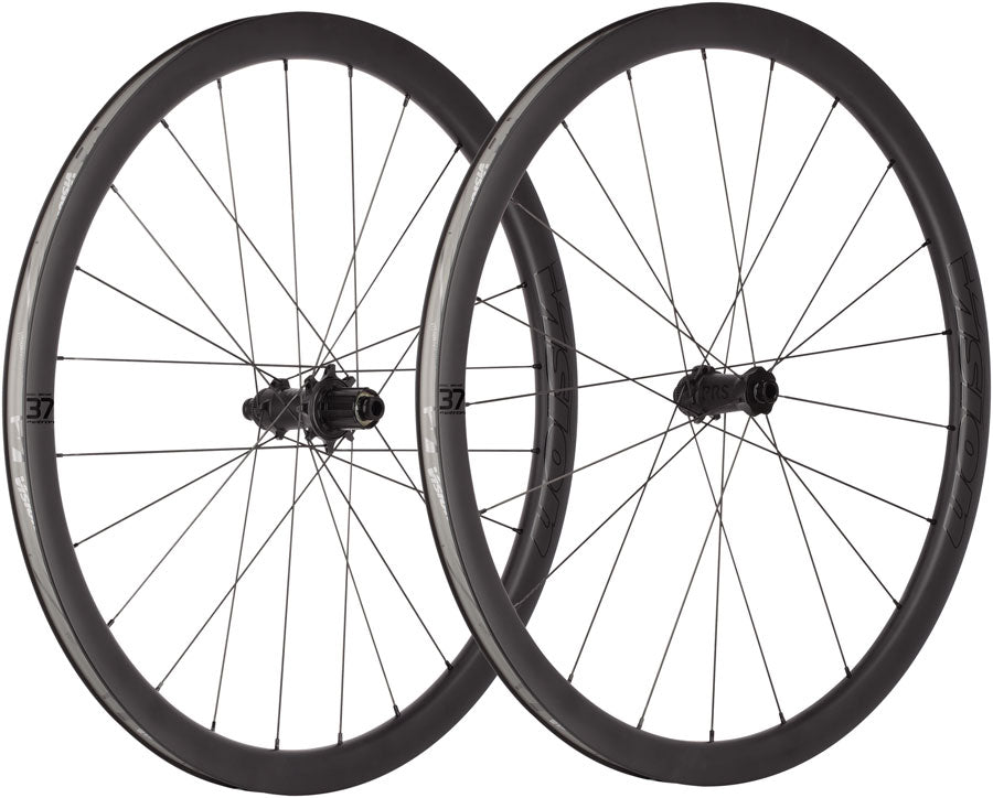 Vision Metron 37 SL Wheelset Tubeless 700c 21/24H Spoke Count Disc Brake Center Lock Rotor Mount – BLK