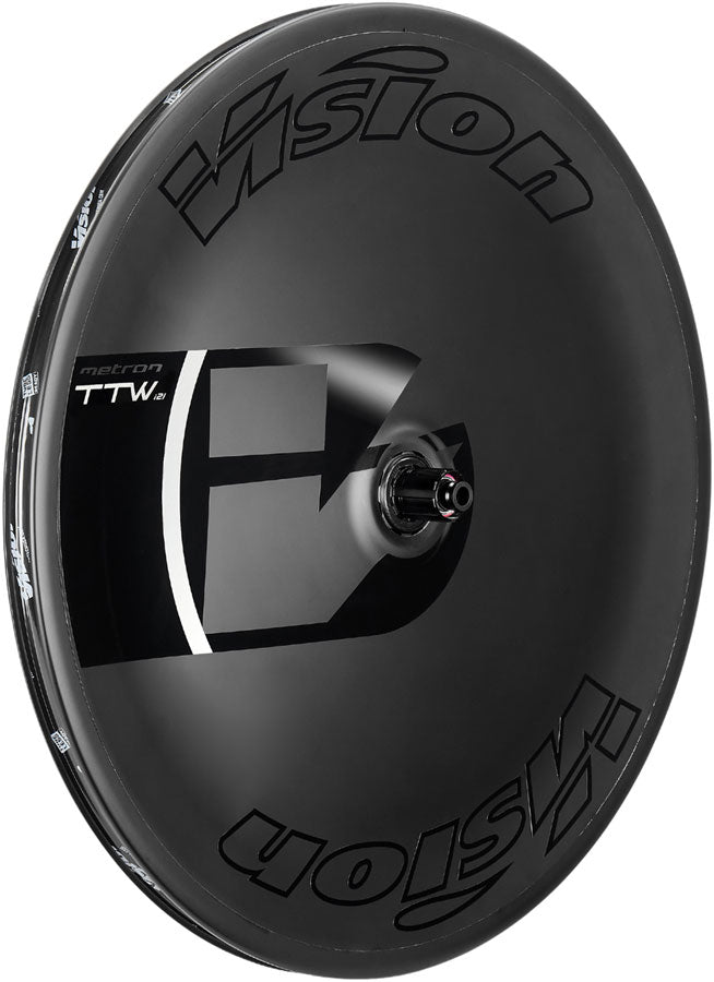 Vision Metron TTW Rear Wheel Disc 700c Carbon Aero Profile Center Lock Rotor Mount Shimano HG 11/12-Speed – BLK