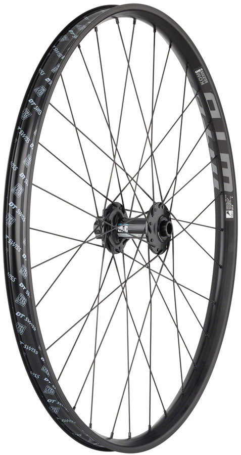 Quality Wheels DT 370 / WTB KOM Trail i30 Front Wheel - 27.5" 15 x 110mm 6-Bolt BLK 32H