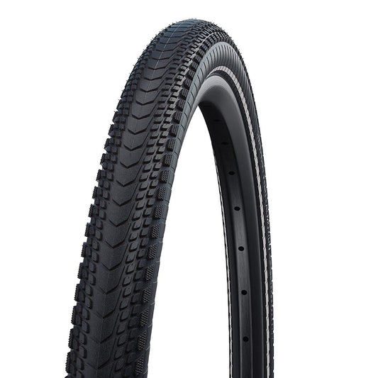 Schwalbe Marathon Almotion Tire - 700 x 38 Clincher Folding BLK/Reflective Evolution Line V-Guard