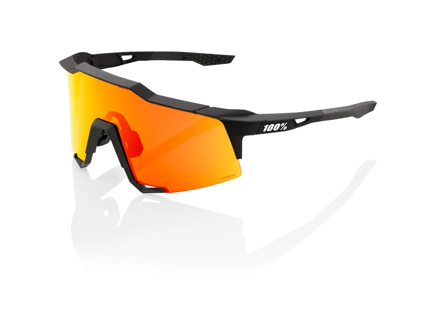 100% Speedcraft Sunglasses HiPER Red/Black Eyewear