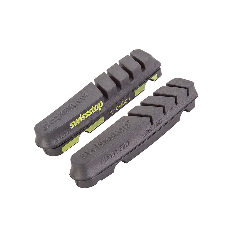 SwissStop BLK Prince Brake Pads - Shimano/SRAM Cartridge Type For Carbon Rims