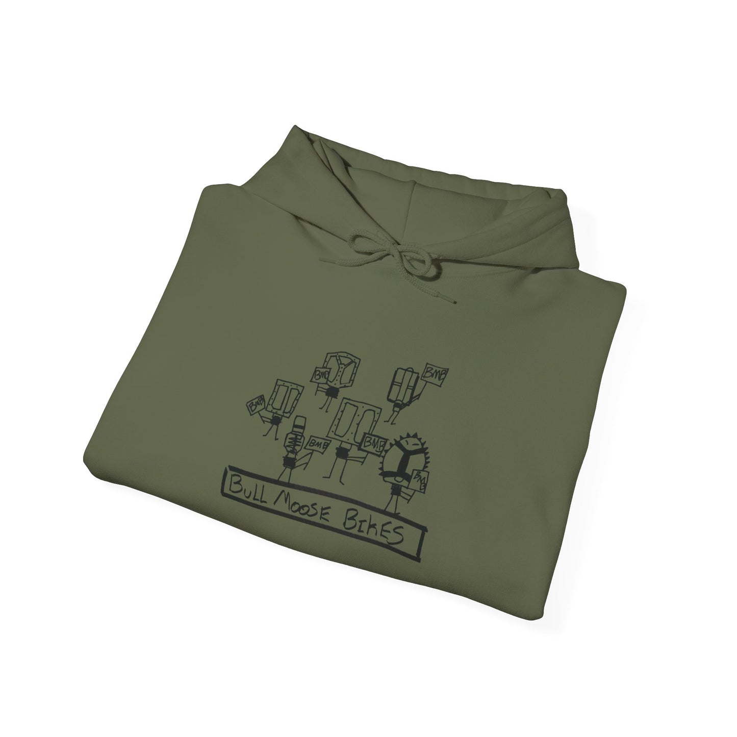 Unisex Hoodie | Pedal Strike | Bull Moose Bicycles